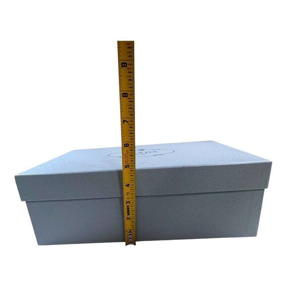 Prada Milano Designer Empty Shoe Box 12x8x5 Authentic Storage Gift Organization - Picture 6 of 10